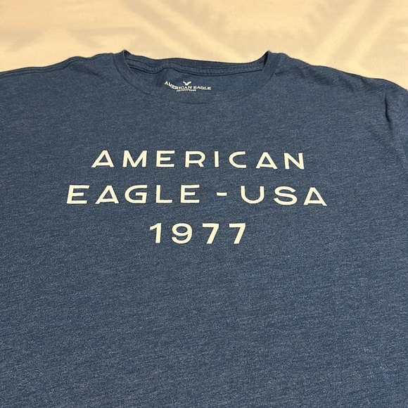 American Eagle Outfitters Men's Graphic Tee in Blue Size XL - Picture 4 of 4